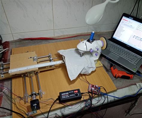 arduino cnc sewing machine|Arduino embroidery machine.